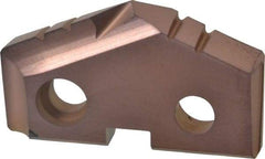 Allied Machine and Engineering - 1-3/32" Diam x 3/16" Thick, Seat Code 2, 132° Included Angle Spade Drill Insert - AM200 Coated, Cobalt, Grade Super Cobalt, Series GEN2 T-A - Industrial Tool & Supply