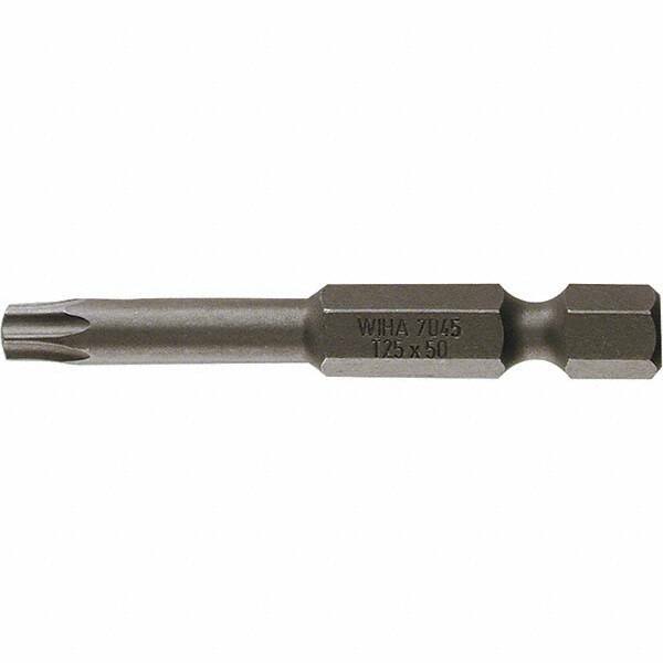 Wiha - T30 Power Bit - 1/4" Drive, 2" OAL - Industrial Tool & Supply