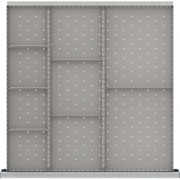 LISTA - 9-Compartment Drawer Divider Layout for 3.15" High Drawers - Industrial Tool & Supply