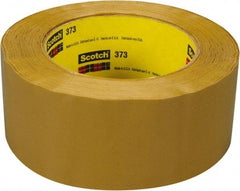 3M - 3" x 55 Yd Natural (Color) Rubber Adhesive Sealing Tape - Polypropylene Film Backing, 2.5 mil Thick, 60 Lb Tensile Strength, Series 373 - Industrial Tool & Supply