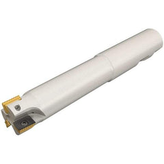 Iscar - 1-1/4" Cut Diam, 0.708" Max Depth of Cut, 1-1/4" Shank Diam, 6-1/2" OAL, Indexable Square Shoulder End Mill - P290 AC.T 1806.. Inserts, Weldon Shank, 0° Lead Angle, Through Coolant, Series MillShred - Industrial Tool & Supply