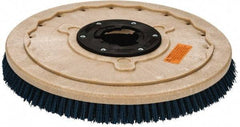 PRO-SOURCE - 20" Diam Scrubbing Brush - 20" Machine, 1-1/2" Trim Length, Blue Pad, Silicone Carbide & Nylon - Industrial Tool & Supply