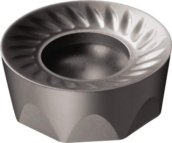 Sandvik Coromant - RCKT1906 PM Grade 1130 Carbide Milling Insert - AlTiCrN Finish, 6.35mm Thick, 19.05mm Inscribed Circle, 9.53mm Corner Radius - Industrial Tool & Supply