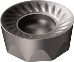 Sandvik Coromant - RCKT1906 PM Grade 1130 Carbide Milling Insert - AlTiCrN Finish, 6.35mm Thick, 19.05mm Inscribed Circle, 9.53mm Corner Radius - Industrial Tool & Supply
