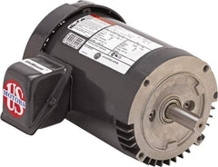 US Motors - 5 hp, TEFC Enclosure, No Thermal Protection, 3,515 RPM, 208-230/460 Volt, 60 Hz, Three Phase Premium Efficient Motor - Size 184 Frame, C-Face Mount, 1 Speed, Double Shielded Ball Bearings, 13.6-12.1/6.1 Full Load Amps, F Class Insulation - Industrial Tool & Supply