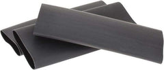 3M - 6" Long, 3:1, Polyolefin Heat Shrink Electrical Tubing - Black - Industrial Tool & Supply