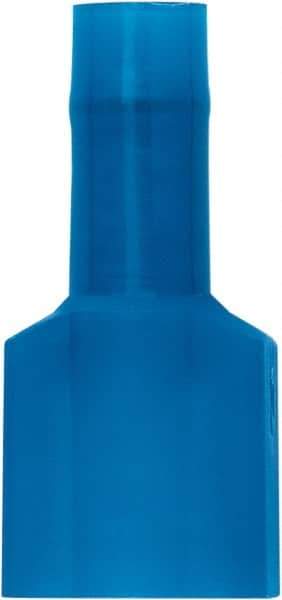 3M - 16 to 14 AWG, Vinyl, Partially Insulated, Female Wire Disconnect - 1/4 Inch Wide Tab, Blue, RoHS 2011/65/EU Compliant - Industrial Tool & Supply