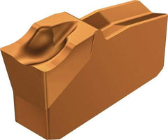 Sandvik Coromant - R151.240 5E 1145 Grade, 0.1575" Cutting Width, Carbide Cutoff Insert - 5° Right Hand Lead Angle, 0.0079" Cnr Rad, TiAlN/AlCr2O3 Coated - Industrial Tool & Supply