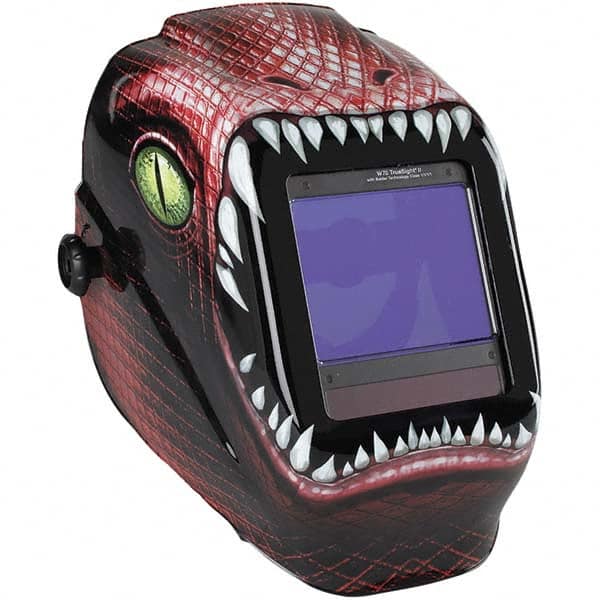 Jackson Safety - 3-1/4 Inch Wide x 4 Inch High Window, Shade 5 to 13, Auto Darkening Lens, Fixed Front Welding Helmet - Industrial Tool & Supply