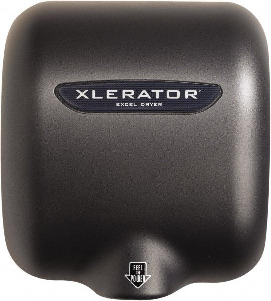 Excel Dryer - 1500 Watt Graphite & Zinc Die-Cast Finish Electric Hand Dryer - 100/120 Volts, 12.5 Amps, - Industrial Tool & Supply