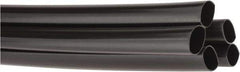 3M - 48" Long, 2.5:1, Polyolefin Heat Shrink Electrical Tubing - Black - Industrial Tool & Supply