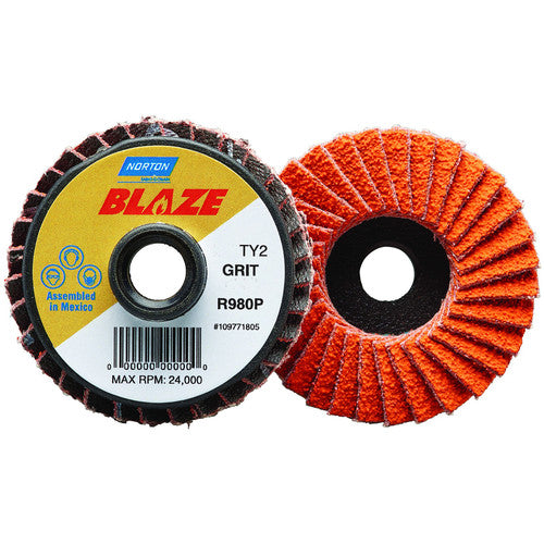 2″ 80 Grit Type TS Blaze Mini Flap Disc - Industrial Tool & Supply