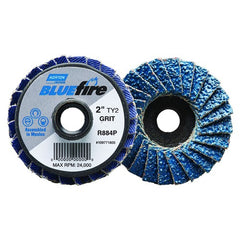 3″ 40 Grit Type TS BlueFire Mini Flap Disc - Industrial Tool & Supply