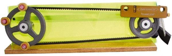 Laser Tools Co. - 3 Beam 50' Max Range Sheave Alignment Trainer - Green Beam, 0.07 Accuracy, 24" Long x 8" Wide x 8" High, Battery Included - Industrial Tool & Supply