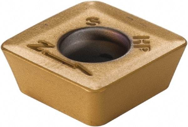 Kennametal - SDPT433 Grade KC725M Carbide Milling Insert - TiN/TiCN/TiN Finish, 3/16" Thick, 1/2" Inscribed Circle, 1.19mm Corner Radius - Industrial Tool & Supply