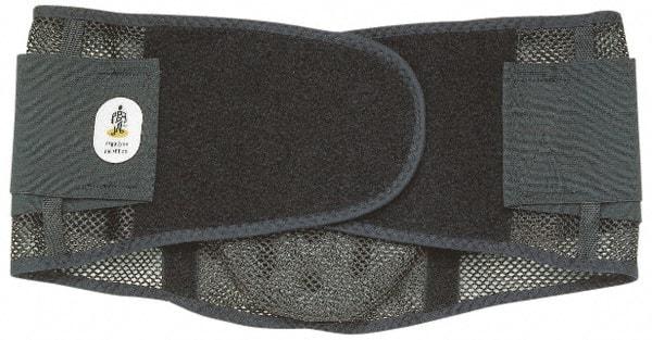 Ergodyne - Size S, Mesh Belt - 25 to 30" Waist, Lumbar Support, Black - Industrial Tool & Supply