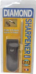 Eze Lap - Super Fine Grade Diamond Sharpener - Diamond Area 3-3/4" Long - Industrial Tool & Supply