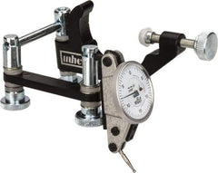 Fowler - 0.0005" Graduation, 0.06" Max Meas, 0-15-0 Dial Reading, Indicator & Base Kit - 1-1/2" Dial Diam - Industrial Tool & Supply