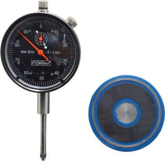 Fowler - 2-1/2 Inch Diameter Drop Indicator Back - Industrial Tool & Supply
