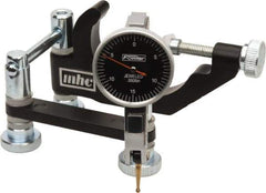 Fowler - 0.0005" Graduation, 0.03" Max Meas, 0-15-0 Dial Reading, Indicator & Base Kit - 1-1/4" Dial Diam - Industrial Tool & Supply