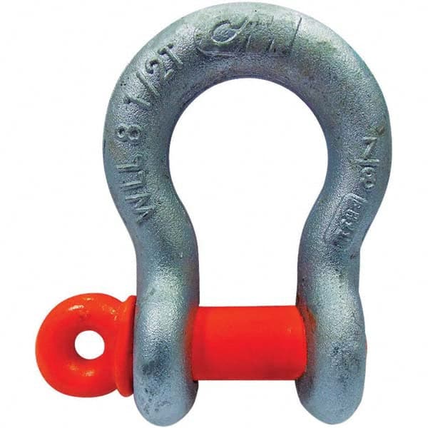 CM - Shackles Nominal Chain Size: 1-3/8 Load Limit (Ton): 17.00 - Industrial Tool & Supply