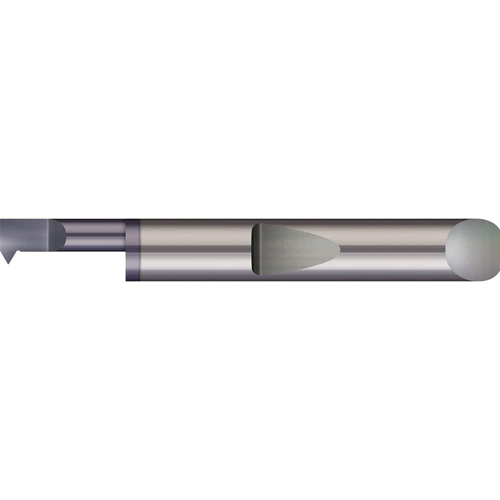 Micro 100 - Single Point Threading Tools; Thread Type: Internal ; Material: Solid Carbide ; Profile Angle: 60 ; Threading Diameter (Decimal Inch): 0.1600 ; Cutting Depth (Decimal Inch): 0.7500 ; Maximum Threads Per Inch: 56 - Exact Industrial Supply