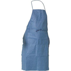 KleenGuard - Disposable & Chemical Resistant Apron - A20 28X40 BL DENIM10PK KLEENGUARD APRON W/PCKT - Industrial Tool & Supply