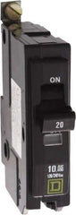 Square D - 40 Amp, 240 VAC, 1 Pole, Bolt On Miniature Circuit Breaker - 8-2 AWG - Industrial Tool & Supply