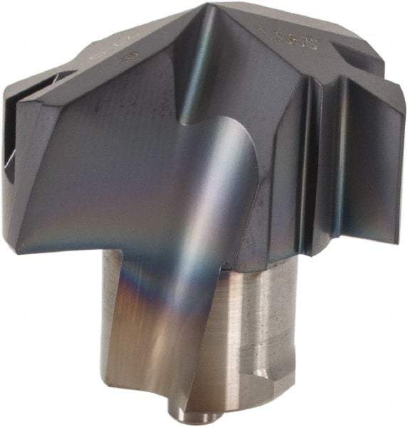 Iscar - Series ICP, 27mm Diam Grade IC908 140° Replaceable Drill Tip - Carbide, TiAlN Finish, 27 Seat Size - Industrial Tool & Supply