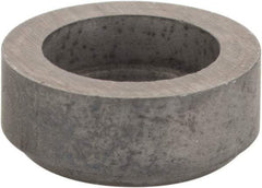 Hertel - 3/8" Inscribed Circle, Round External Turning Shim for Indexables - 3/16" Thick, IRSN Shim Style, Negative Rake, Neutral Cut - Industrial Tool & Supply