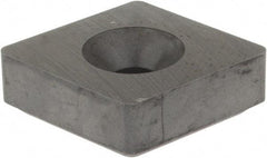 Hertel - 1/2" Inscribed Circle, Round External Turning Shim for Indexables - 3/16" Thick, SM Shim Style, Negative Rake, Neutral Cut - Industrial Tool & Supply