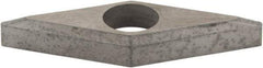 Hertel - 3/8" Inscribed Circle, Diamond (Shape) External Turning Shim for Indexables - 1/8" Thick, SKVN Shim Style, Negative Rake, Neutral Cut - Industrial Tool & Supply
