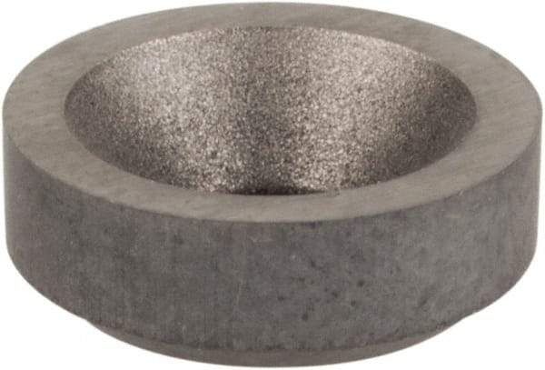 Hertel - 3/8" Inscribed Circle, Round External Turning Shim for Indexables - 1/8" Thick, SM Shim Style, Negative Rake, Neutral Cut - Industrial Tool & Supply