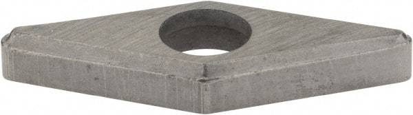 Hertel - 3/8" Inscribed Circle, Diamond (Shape) External Turning Shim for Indexables - 1/8" Thick, IVSN Shim Style, Negative Rake, Neutral Cut - Industrial Tool & Supply