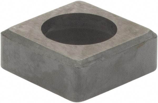 Hertel - 3/8" Inscribed Circle, Square External Turning Shim for Indexables - 1/8" Thick, ISSN Shim Style, Negative Rake, Neutral Cut - Industrial Tool & Supply