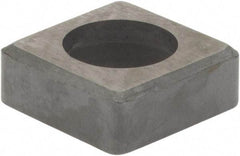 Hertel - 3/8" Inscribed Circle, Square External Turning Shim for Indexables - 1/8" Thick, ISSN Shim Style, Negative Rake, Neutral Cut - Industrial Tool & Supply