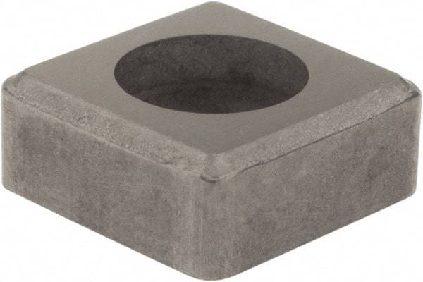 Hertel - 1/2" Inscribed Circle, Square External Turning Shim for Indexables - 3/16" Thick, ISSN Shim Style, Negative Rake, Neutral Cut - Industrial Tool & Supply