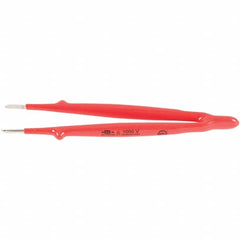 Wiha - Tweezers Type: Insulated Pattern: Straight - Industrial Tool & Supply