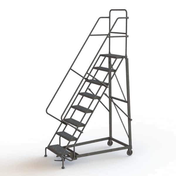 TRI-ARC - Rolling & Wall Mounted Ladders & Platforms Type: Rolling Warehouse Ladder Style: Rolling Safety Ladder - Industrial Tool & Supply