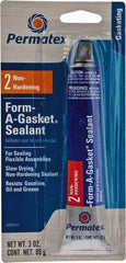 Permatex - 3 oz Gasket Sealant - -65 to 400°F, Black, Comes in Tube - Industrial Tool & Supply