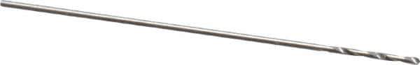 Walter-Titex - #80 118° High Speed Steel Jobber Drill - Oxide Finish, Right Hand Cut, Spiral Flute, Straight Shank, 3/4" OAL, Standard Point - Industrial Tool & Supply