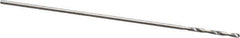 Walter-Titex - #80 118° High Speed Steel Jobber Drill - Oxide Finish, Right Hand Cut, Spiral Flute, Straight Shank, 3/4" OAL, Standard Point - Industrial Tool & Supply