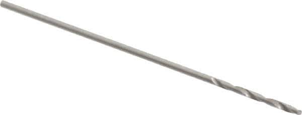 Walter-Titex - 0.45mm 118° High Speed Steel Jobber Drill - Oxide Finish, Right Hand Cut, Spiral Flute, Straight Shank, 25/32" OAL, Standard Point - Industrial Tool & Supply