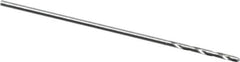 Walter-Titex - 0.55mm 118° High Speed Steel Jobber Drill - Oxide Finish, Right Hand Cut, Spiral Flute, Straight Shank, 15/16" OAL, Standard Point - Industrial Tool & Supply