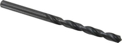 Walter-Titex - 6.3mm 118° High Speed Steel Jobber Drill - Oxide Finish, Right Hand Cut, Spiral Flute, Straight Shank, 3-31/32" OAL, Standard Point - Industrial Tool & Supply
