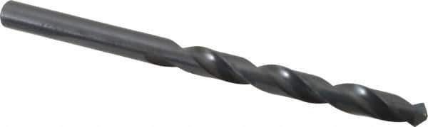 Walter-Titex - 7.2mm 118° High Speed Steel Jobber Drill - Oxide Finish, Right Hand Cut, Spiral Flute, Straight Shank, 4-19/64" OAL, Standard Point - Industrial Tool & Supply