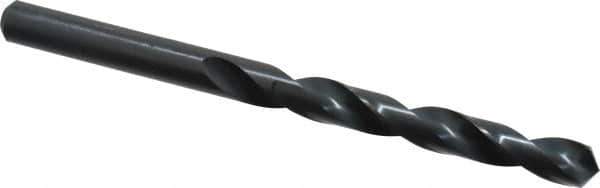 Walter-Titex - 8.4mm 118° High Speed Steel Jobber Drill - Oxide Finish, Right Hand Cut, Spiral Flute, Straight Shank, 4-39/64" OAL, Standard Point - Industrial Tool & Supply