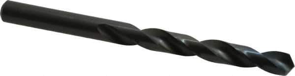 Walter-Titex - 10.2mm 118° High Speed Steel Jobber Drill - Oxide Finish, Right Hand Cut, Spiral Flute, Straight Shank, 5-15/64" OAL, Standard Point - Industrial Tool & Supply