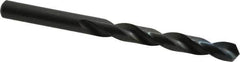 Walter-Titex - 10.2mm 118° High Speed Steel Jobber Drill - Oxide Finish, Right Hand Cut, Spiral Flute, Straight Shank, 5-15/64" OAL, Standard Point - Industrial Tool & Supply