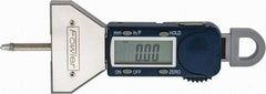 Fowler - 0" to 22" Metal (Rod) & Plastic (Body) Electronic Depth Gage - 0.02mm Accuracy, 0.01mm Resolution, 53mm Base Length - Industrial Tool & Supply
